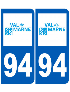 immatriculation 94 (Val-de-Marne) - Sticker/autocollant