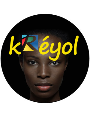 Créole-Kréyol la Réunion - 5cm - Sticker/autocollant