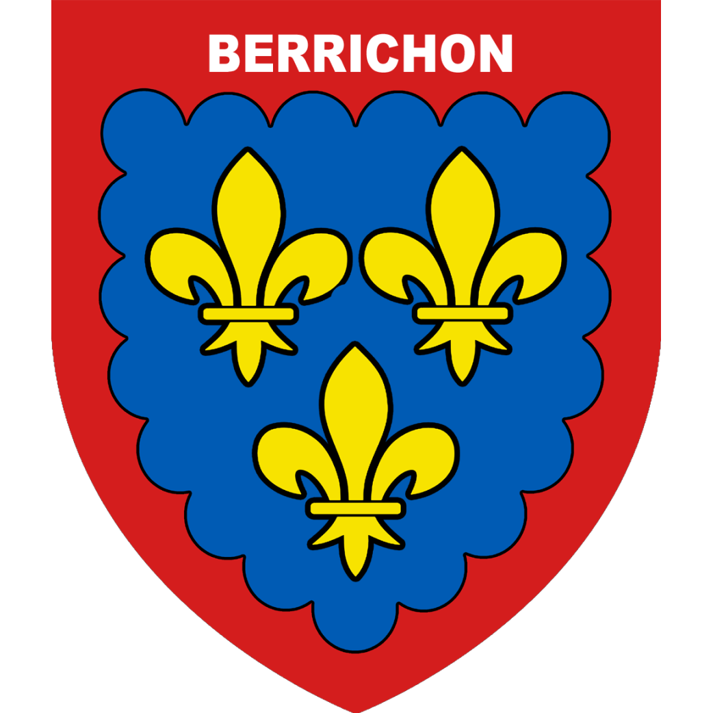 Blason du Berry - 5 cm - Sticker/autocollant