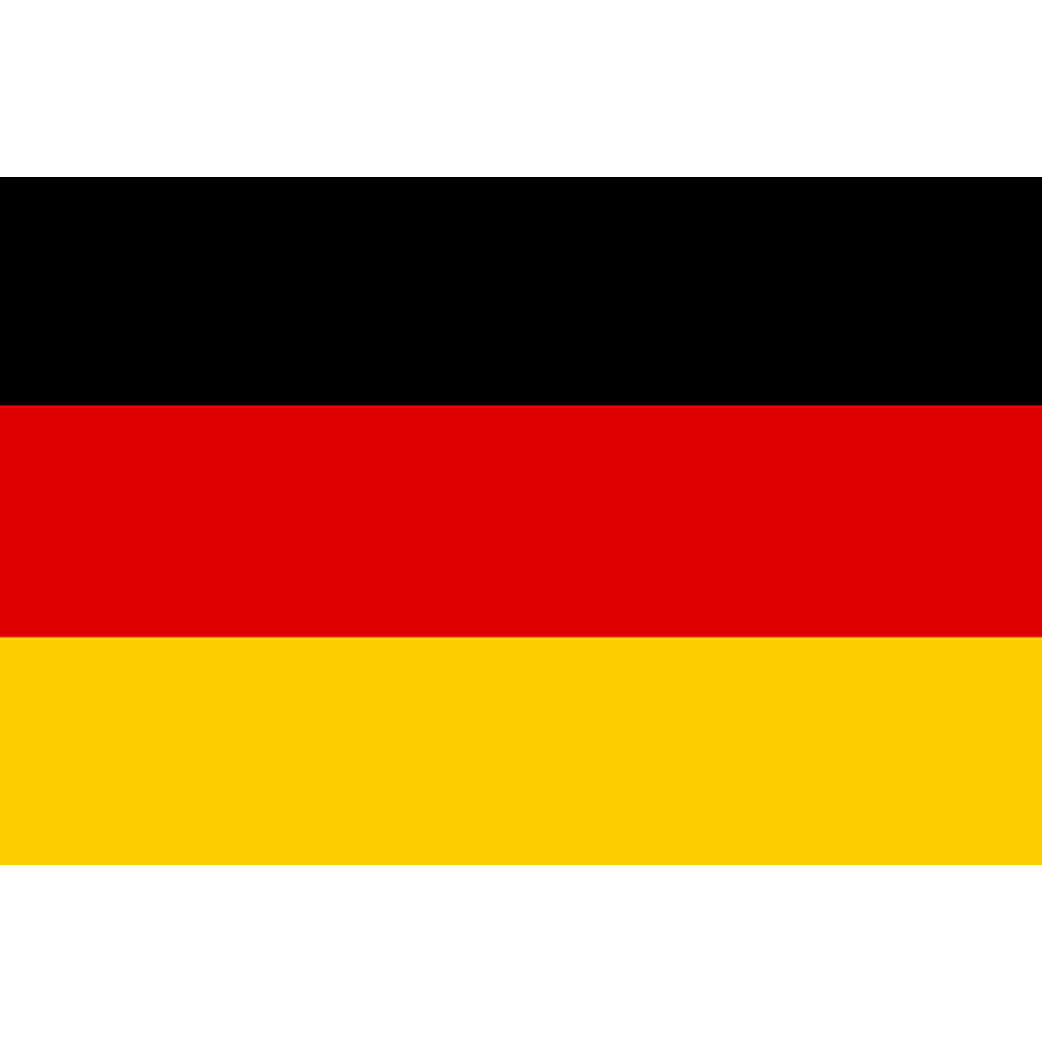 drapeau Allemagne - 15x9.9cm - Sticker/autocollant