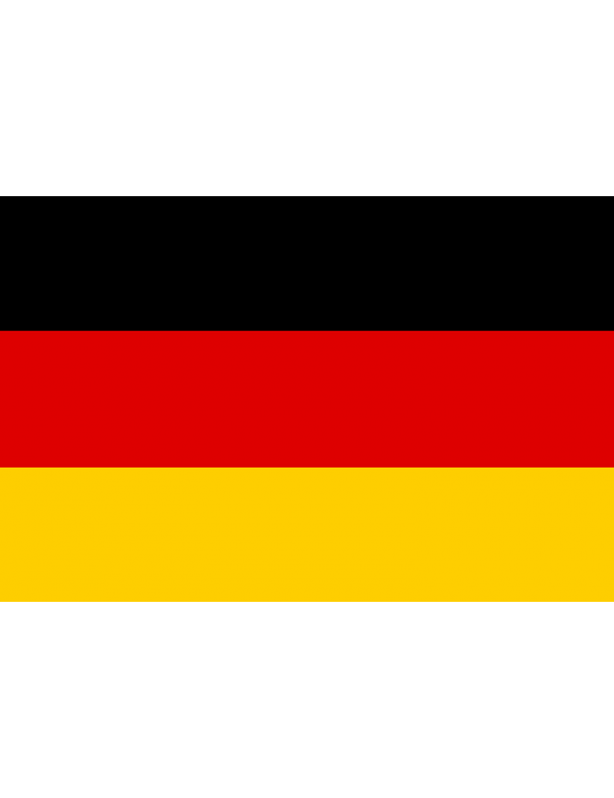 drapeau Allemagne - 15x9.9cm - Sticker/autocollant