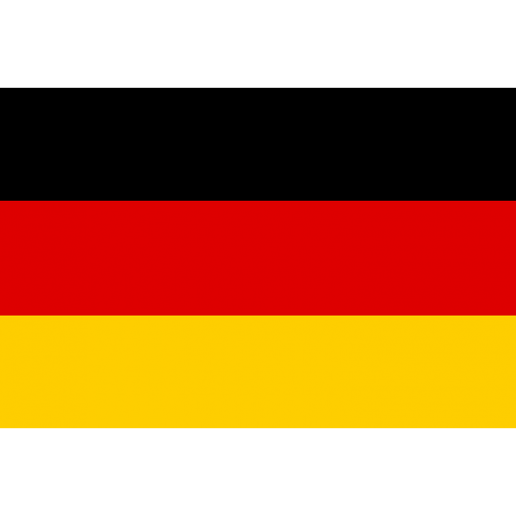drapeau Allemagne - 5x3.3cm - Sticker/autocollant