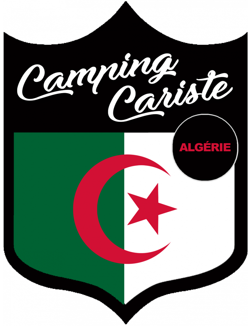Campingcariste Algérie - 20x15cm - Sticker/autocollant