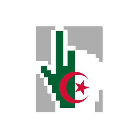 Autocollants : curseur main Algerienne