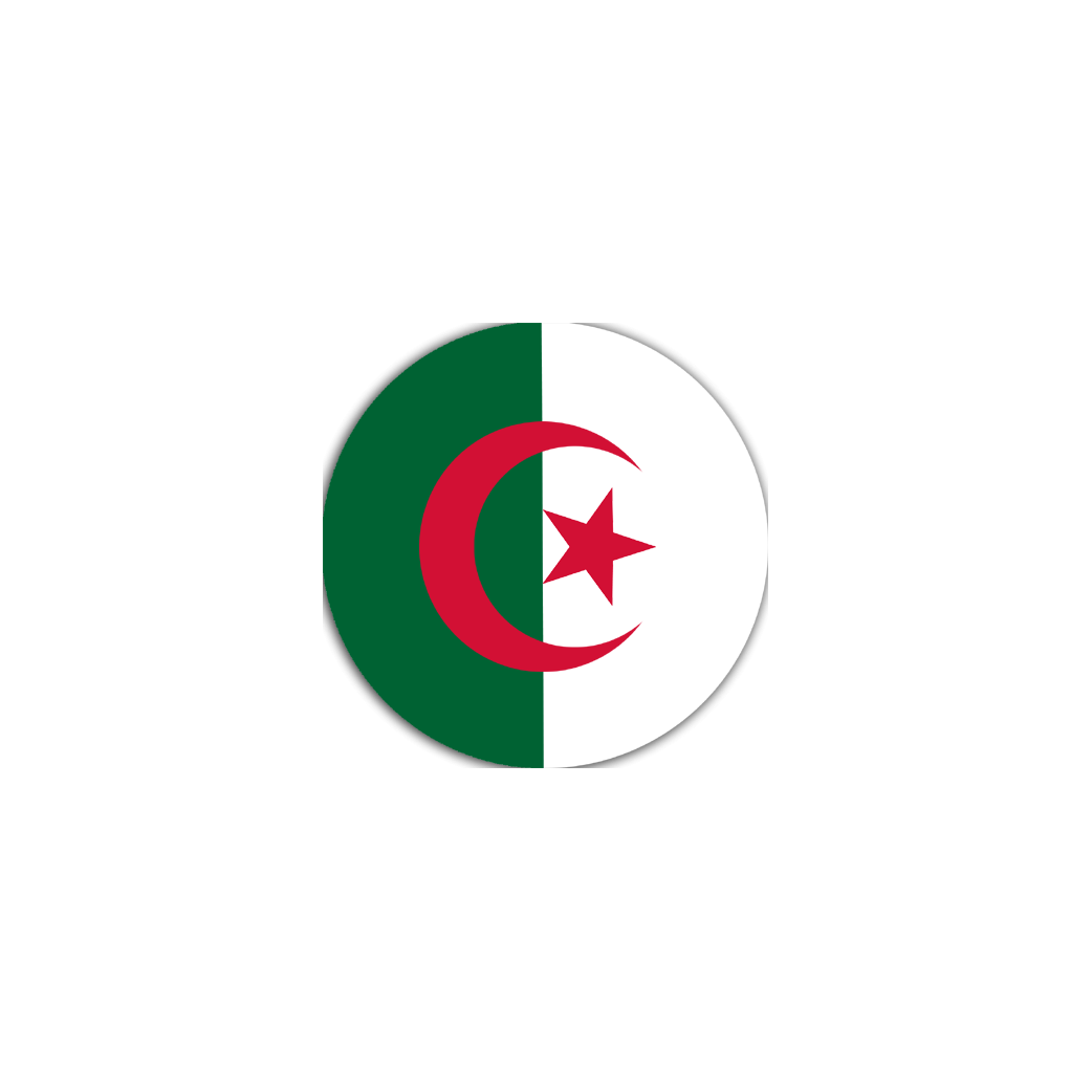 Algérie - 15cm - Sticker/autocollant