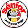 Autocollants :conducteur Sénior Belge