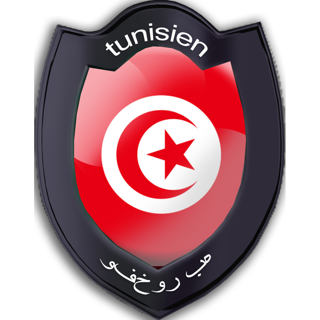 Tunisien est fier - 15x11.5cm - Sticker/autocollant