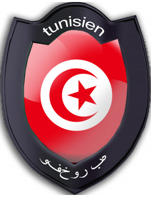 Tunisien est fier - 15x11.5cm - Sticker/autocollant