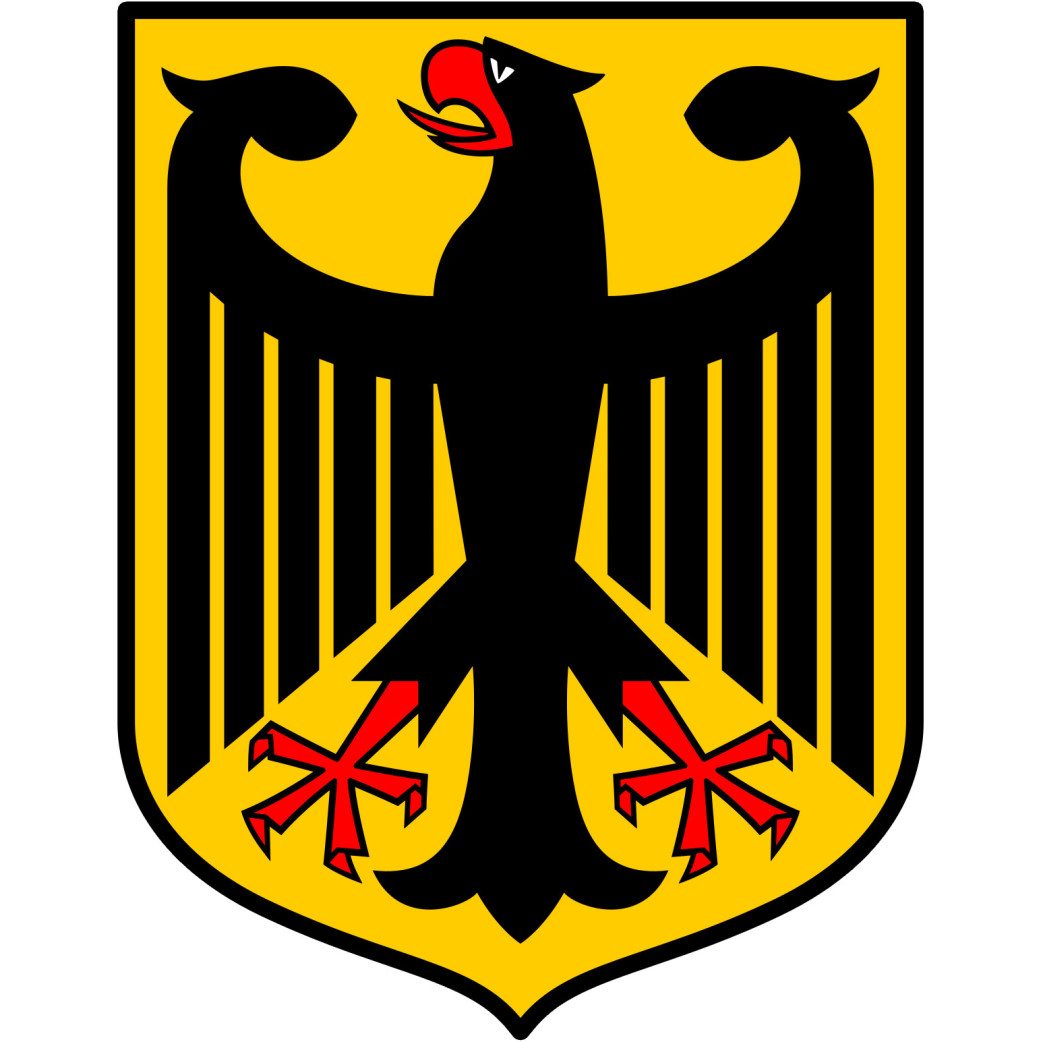 Germany - 20x15.5cm - Sticker/autocollant