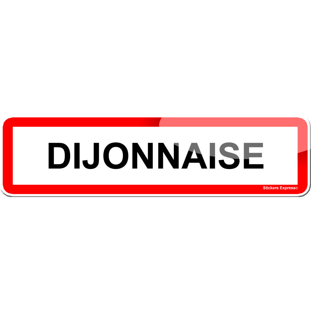 Dijonnaise (15x4cm) - Sticker/autocollant
