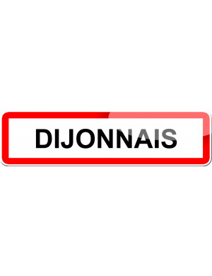 Dijonnais (15x4cm) - Sticker/autocollant