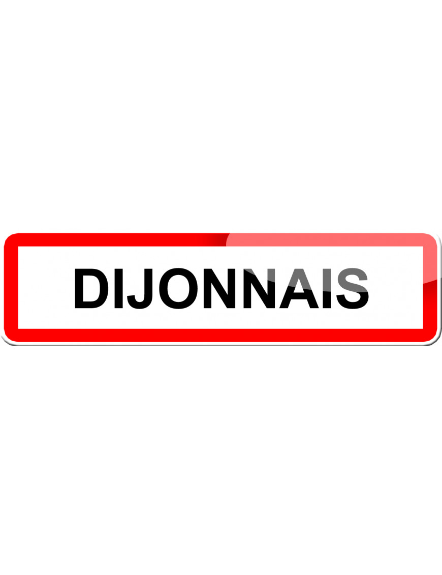 Dijonnais (15x4cm) - Sticker/autocollant