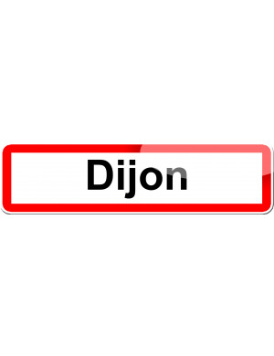 Dijon (15x4cm) - Sticker/autocollant