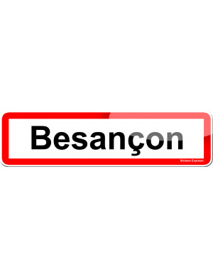 Besançon (15x4cm) - Sticker/autocollant