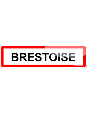 Brestoise (15x4cm) - Sticker/autocollant