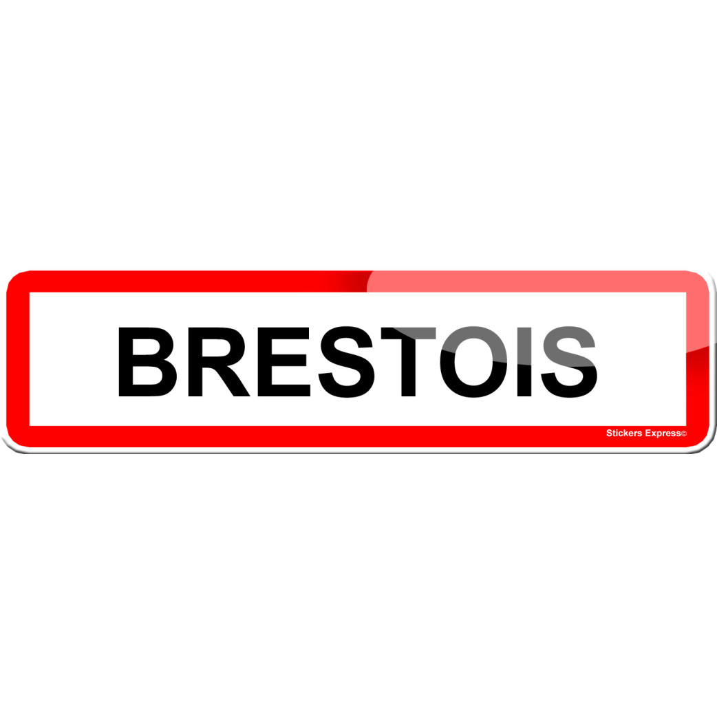 Brestois (15x4cm) - Sticker/autocollant