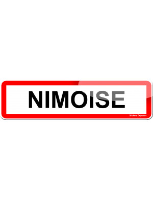 Nimoise (15x4cm) - Sticker/autocollant