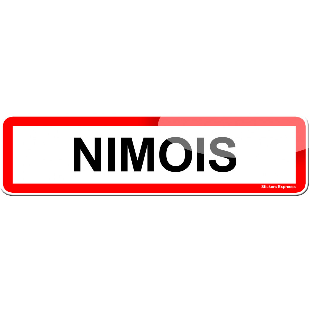 Nimois (15x4cm) - Sticker/autocollant