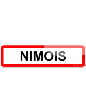 Nimois (15x4cm) - Sticker/autocollant