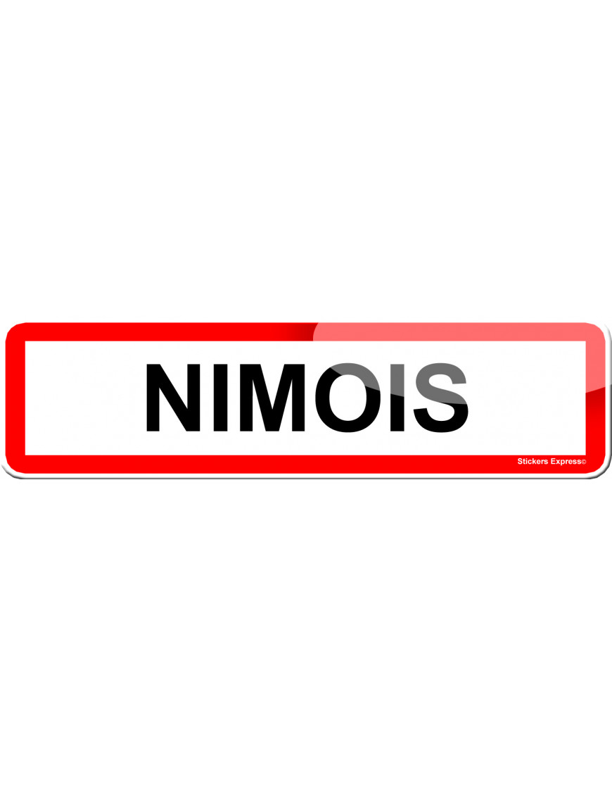 Nimois (15x4cm) - Sticker/autocollant
