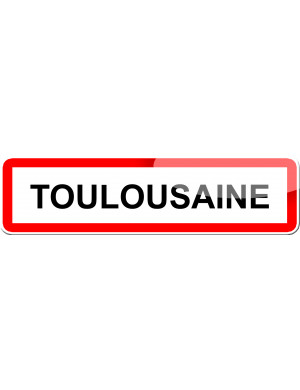 Toulousaine (15x4cm) - Sticker/autocollant