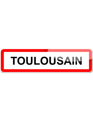 Toulousain (15x4cm) - Sticker/autocollant