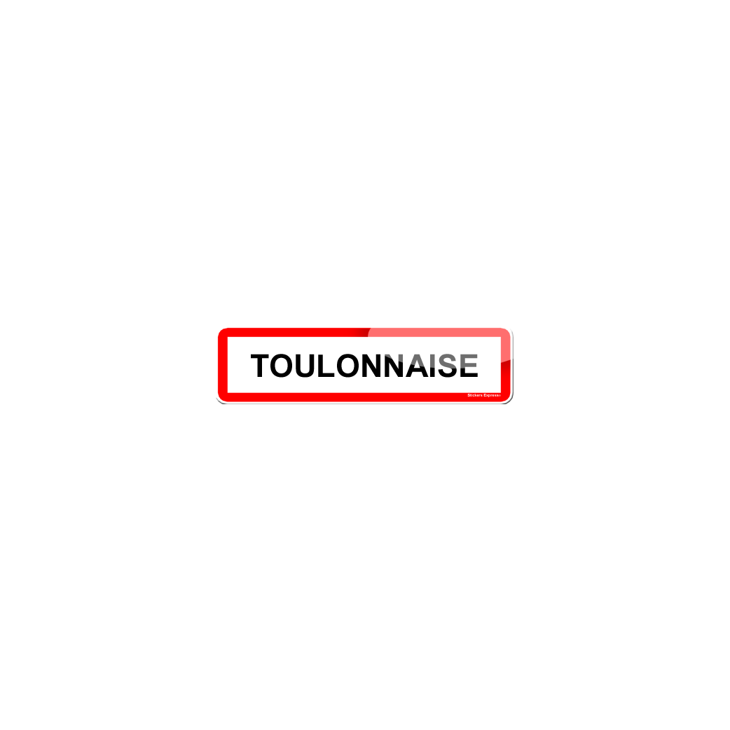 Toulonnaise (15x4cm) - Sticker/autocollant