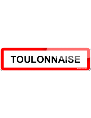 Toulonnaise (15x4cm) - Sticker/autocollant
