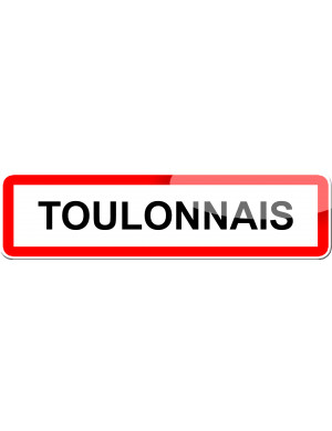 Toulonnais (15x4cm) - Sticker/autocollant