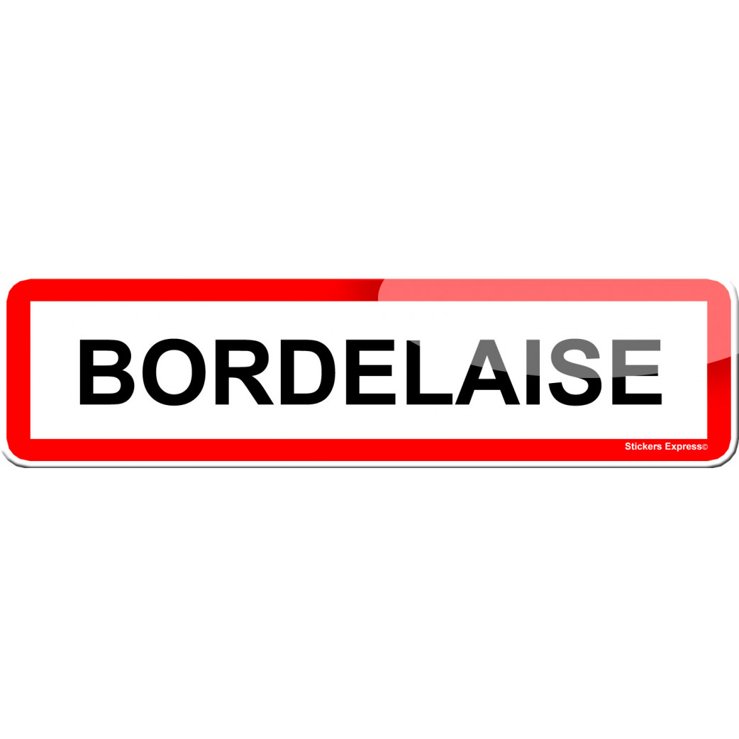Bordelaise (15x4cm) - Sticker/autocollant