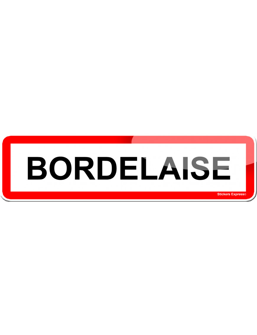 Bordelaise (15x4cm) - Sticker/autocollant