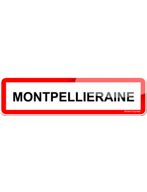 Montpellieraine (15x4cm) - Sticker/autocollant