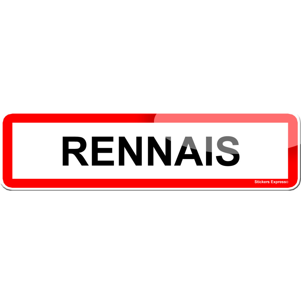 Rennais (15x4cm) - Sticker/autocollant