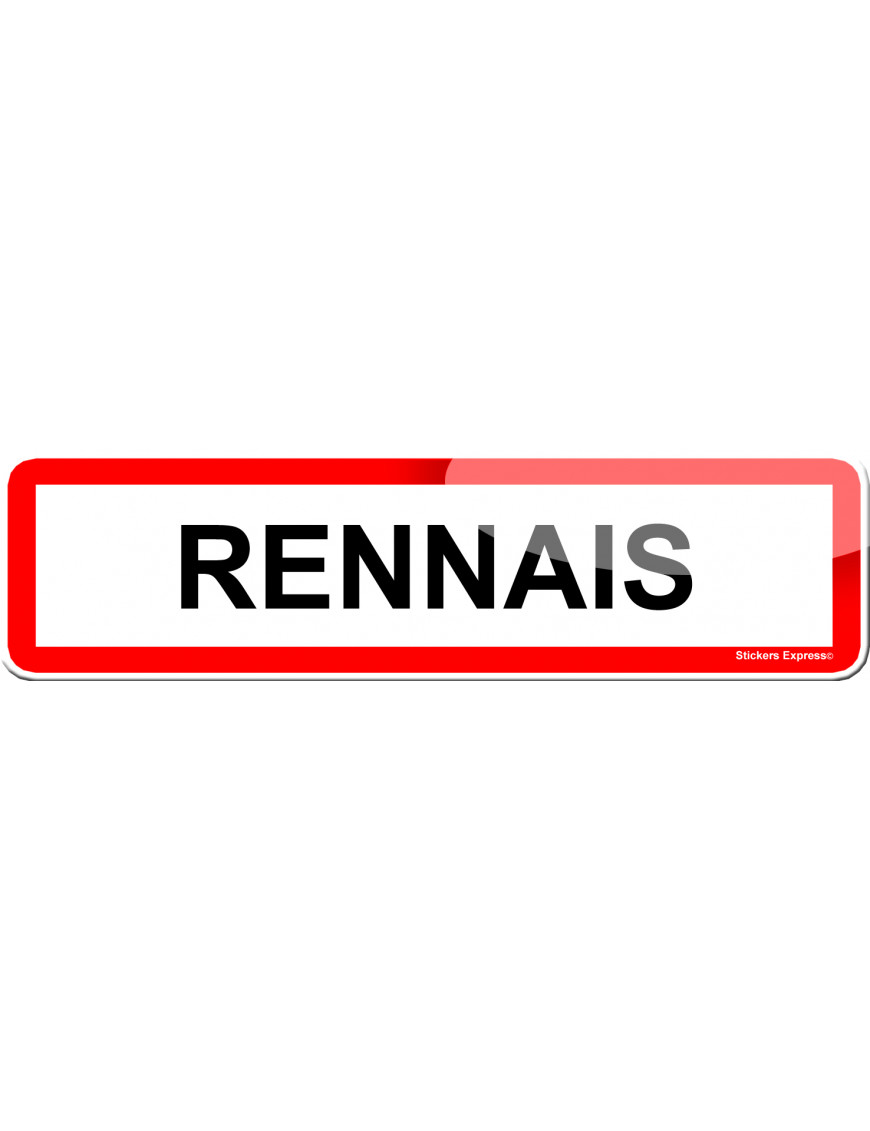 Rennais (15x4cm) - Sticker/autocollant