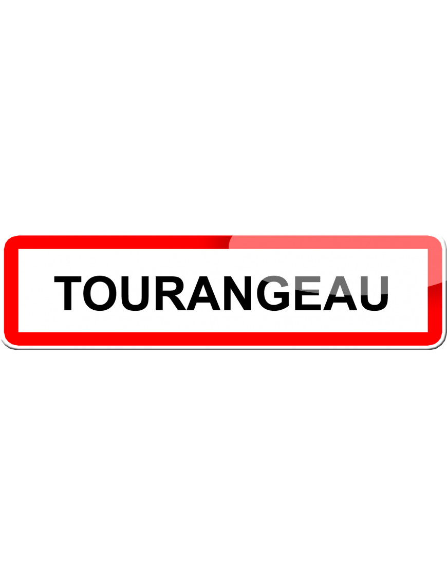 Tourangeau (15x4cm) - Sticker/autocollant