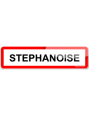 Stéphanoise (15x4cm) - Sticker/autocollant