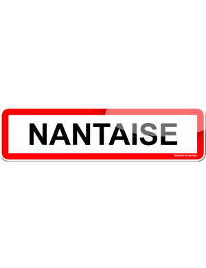Nantaise (15x4cm) - Sticker/autocollant