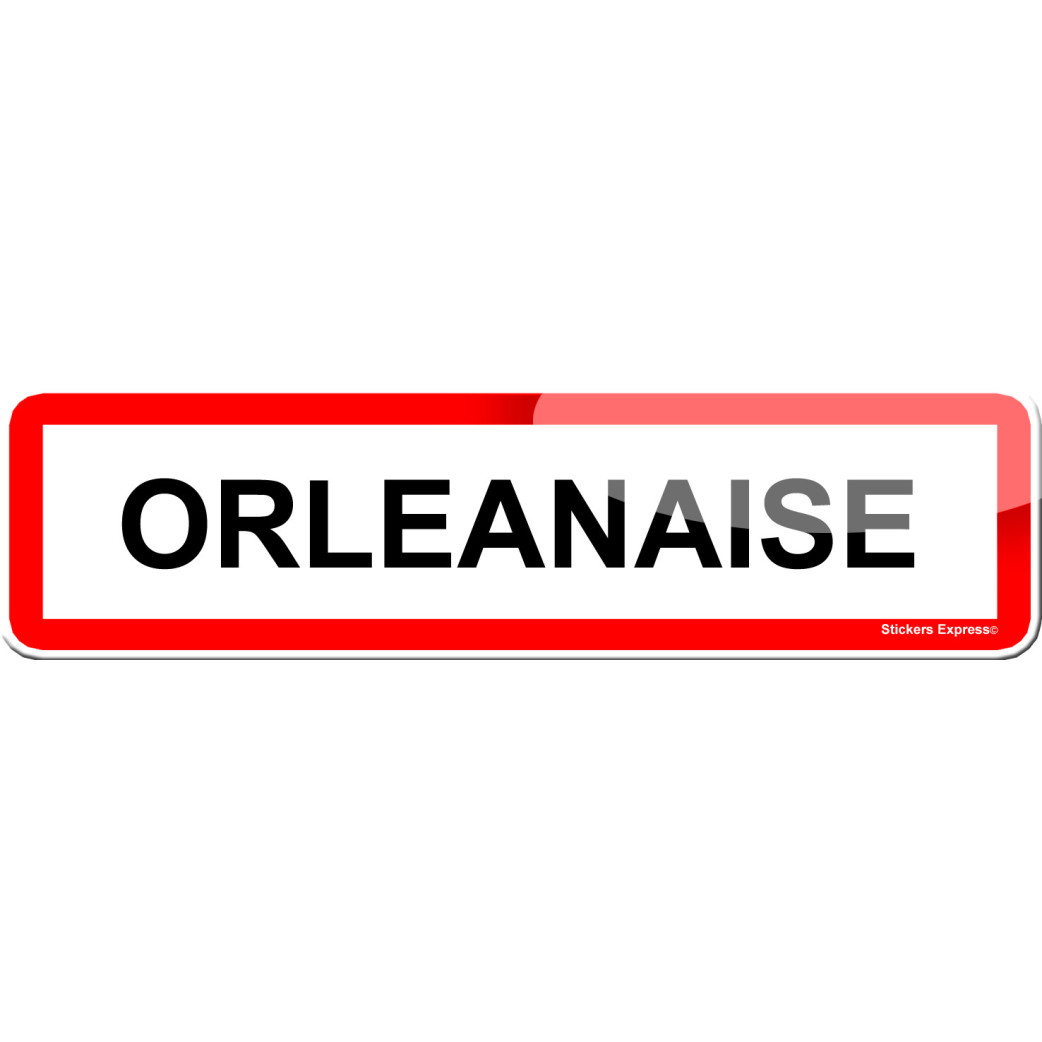 Orléanaise (15x4cm) - Sticker/autocollant