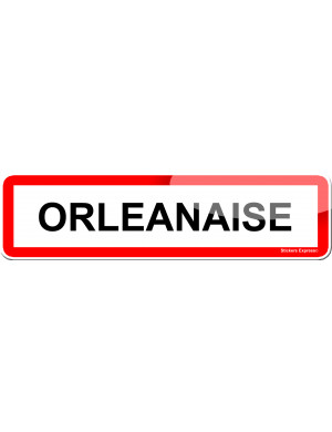 Orléanaise (15x4cm) - Sticker/autocollant