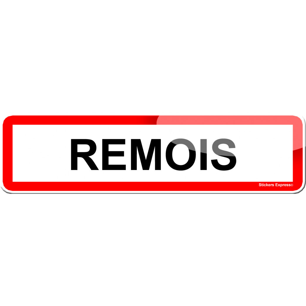 Remois (15x4cm) - Sticker/autocollant