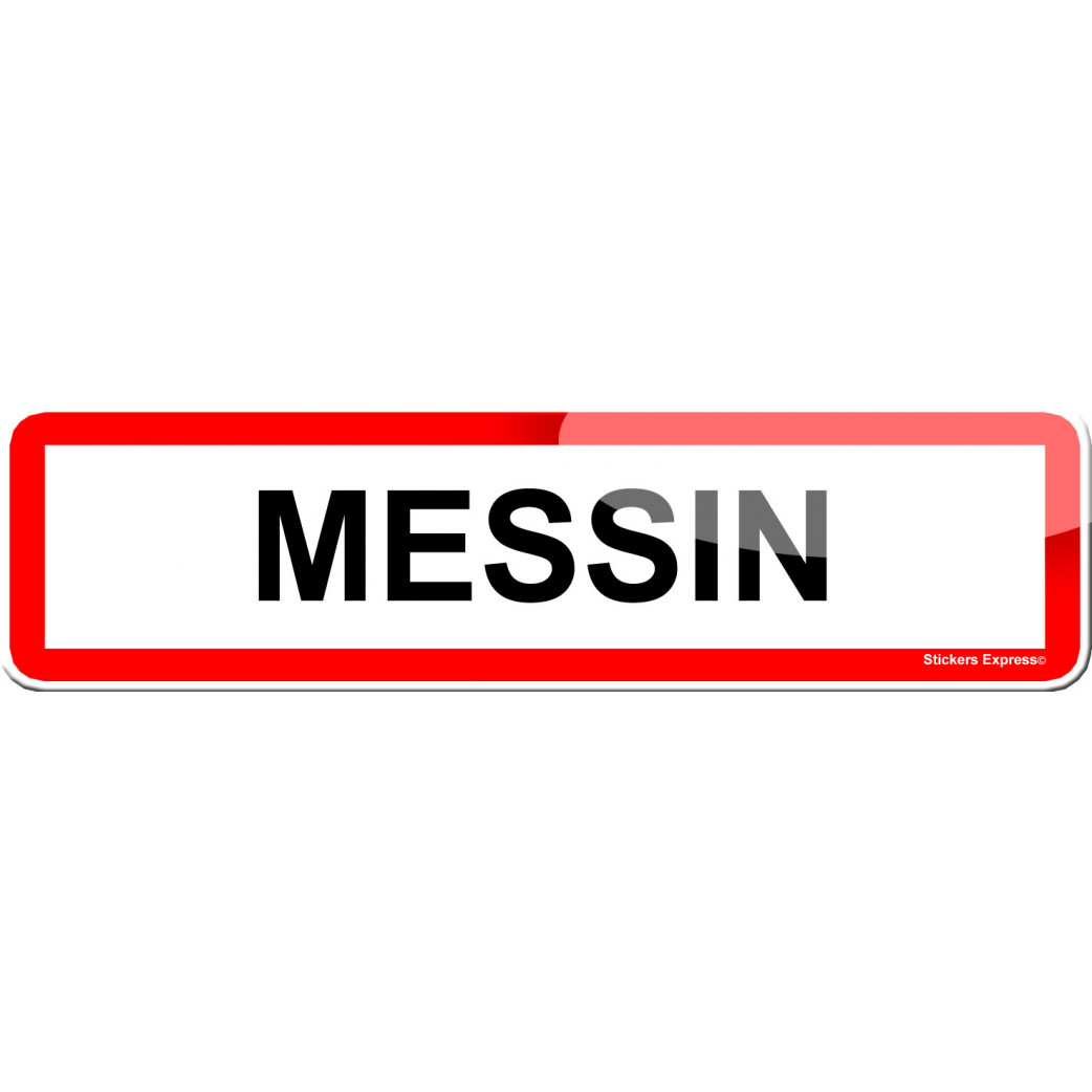 Messin (15x4cm) - Sticker/autocollant
