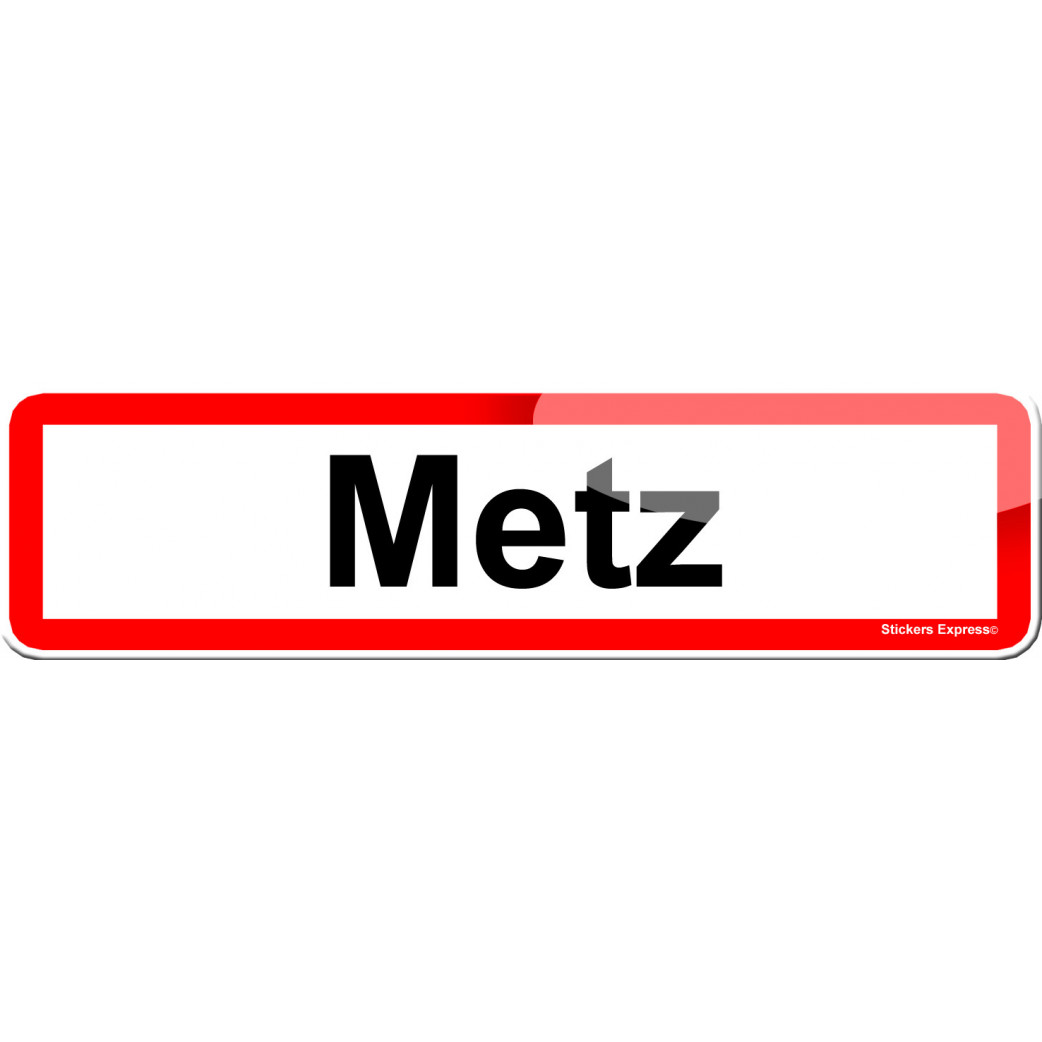 Metz (15x4cm) - Sticker/autocollant