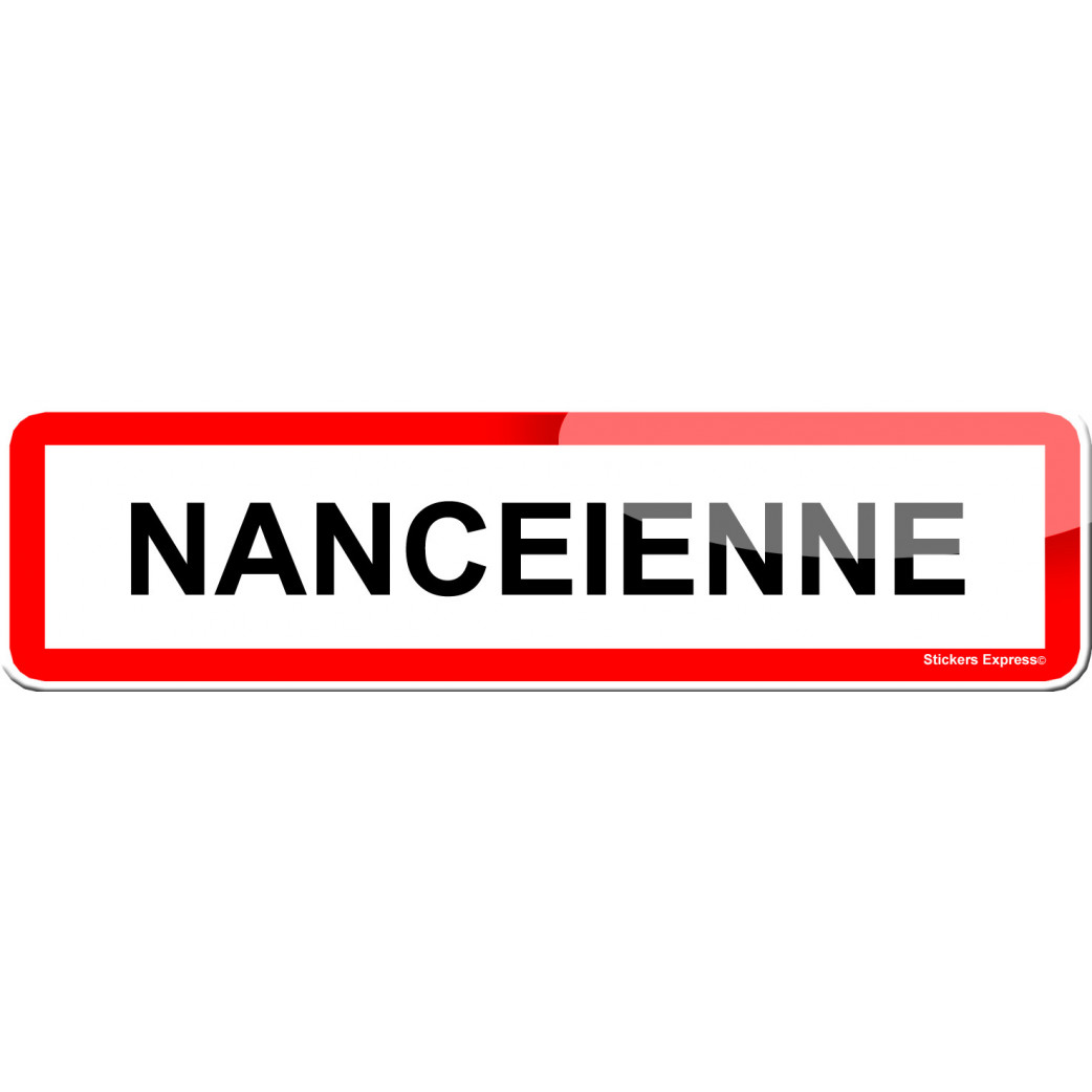 Nancéienne (15x4cm) - Sticker/autocollant