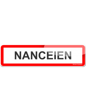 Nancéien (15x4cm) - Sticker/autocollant
