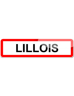 Lillois (15x4cm) - Sticker/autocollant