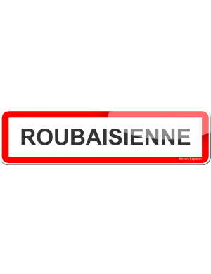 Roubaisienne (15x4cm) - Sticker/autocollant