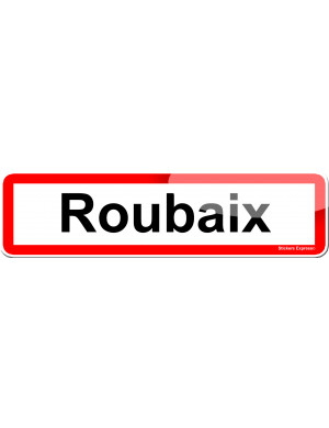 Roubaix (15x4cm) - Sticker/autocollant