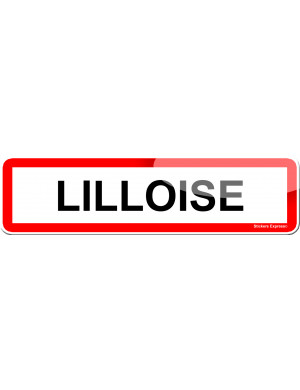 Lilloise (15x4cm) - Sticker/autocollant