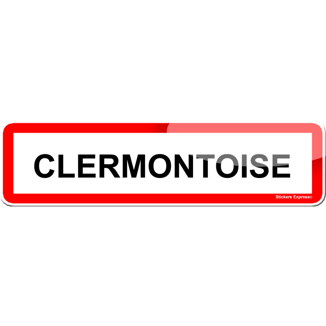 Clermontoise (15x4cm) - Sticker/autocollant