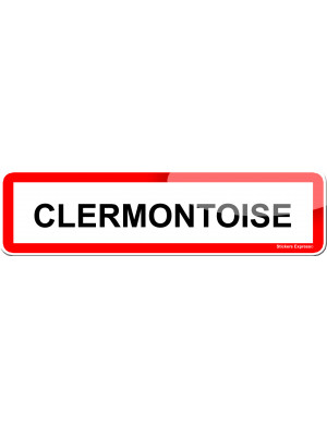 Clermontoise (15x4cm) - Sticker/autocollant